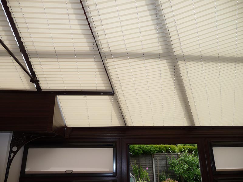 Conservatory Blinds, Pleated Roof Blinds from Prestige